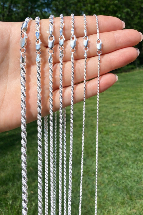 Rope Chain Sterling Silver