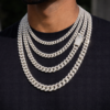 Classic Moissanite Cuban Link Chain