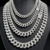 Classic Moissanite Cuban Link Chain