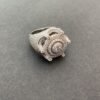 Moissanite Crown Ring Silver