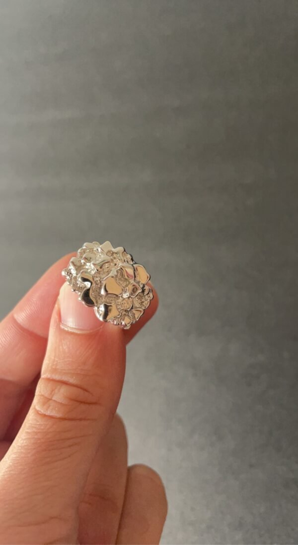 Silver Nugget Ring