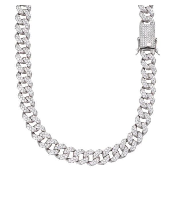 Classic Moissanite Cuban Link Chain