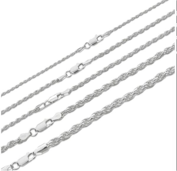 Rope Chain Sterling Silver