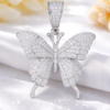 Butterfly Moissanite Pendant