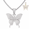 Butterfly Moissanite Pendant