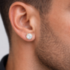 14K Yellow Gold Stud Earrings